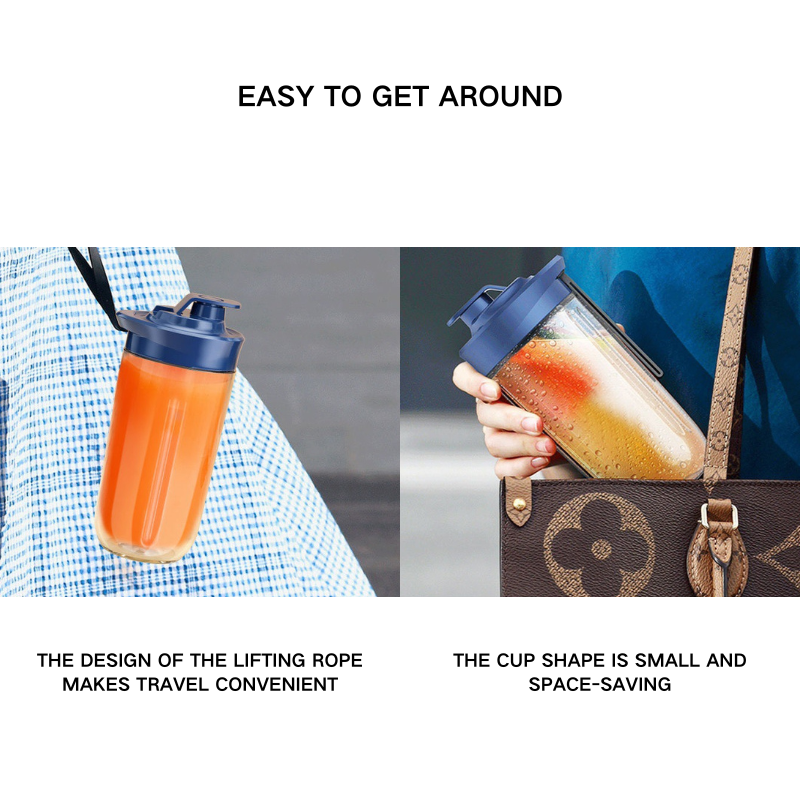 Portable Fresh Juicer Blender Cup | 400ml Handheld Smoothie Mixer | OEM/ODM Wholesale
