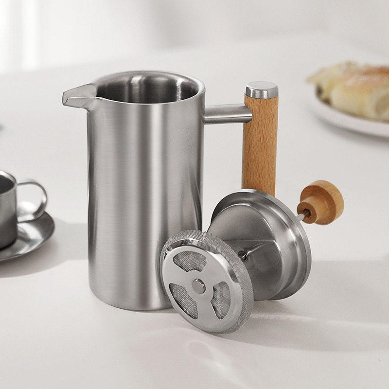 Portable Double-Wall French Press | 350ml-1000ml Insulated | Camping Travel Bulk
