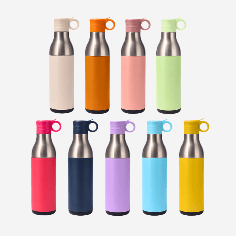 2-in-1 Insulated Can Cooler & Beverage Bottle | Flexible Gasket | Dual-Use Travel Thermo