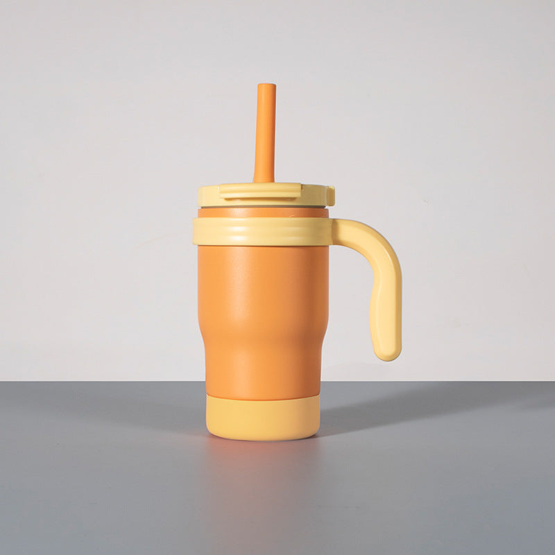 14oz Kids Insulated Mug | Safe Dual-Drink Lid with Straw | Impact-Resistant Toddler Tumbler