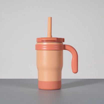 14oz Kids Insulated Mug | Safe Dual-Drink Lid with Straw | Impact-Resistant Toddler Tumbler