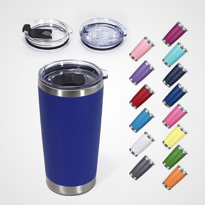 Sleek Car-Friendly Travel Tumbler | 20oz Double-Wall Vacuum | Retail & Gifting Bulk