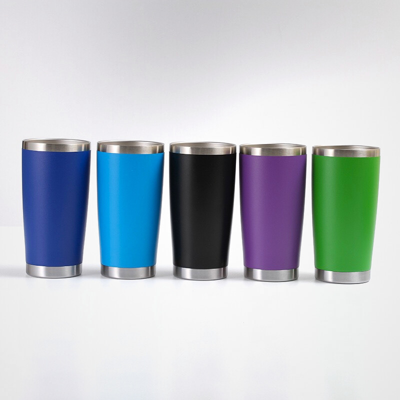 Sleek Car-Friendly Travel Tumbler | 20oz Double-Wall Vacuum | Retail & Gifting Bulk