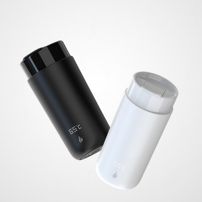 Deluxe Smart Coffee Flask | Wireless Charging Base | High-End Tech Wholesale