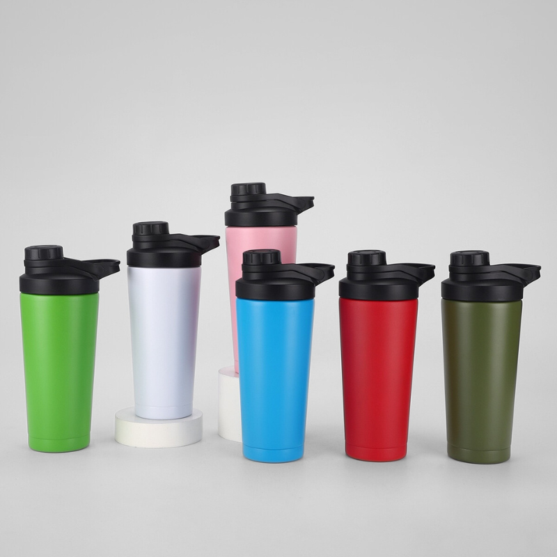 Vacuum Insulated Gym Protein Shaker | 750ml Leakproof | Bulk Sports Sourcing