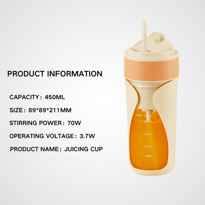 Portable 6-Blade Smoothie Juicer Cup | USB-C Rechargeable | Lifestyle Wholesale