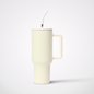 40oz Driver's Insulated Car Mug | Double-Wall Stainless Steel | Spill-Proof Straw Travel Tumbler
