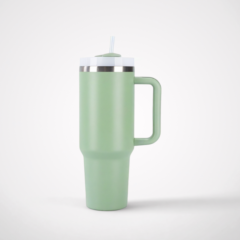 40oz Travel Car Mug | 3-Way Spill-Proof Rotating Lid | Double-Wall Vacuum Insulated