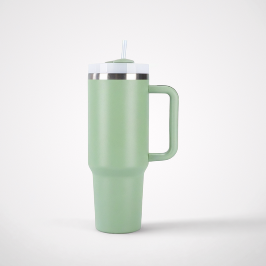 40oz Travel Car Mug | 3-Way Spill-Proof Rotating Lid | Double-Wall Vacuum Insulated