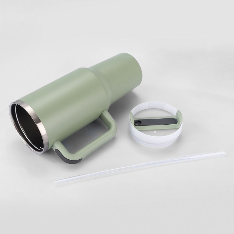 40oz Travel Car Mug | 3-Way Spill-Proof Rotating Lid | Double-Wall Vacuum Insulated