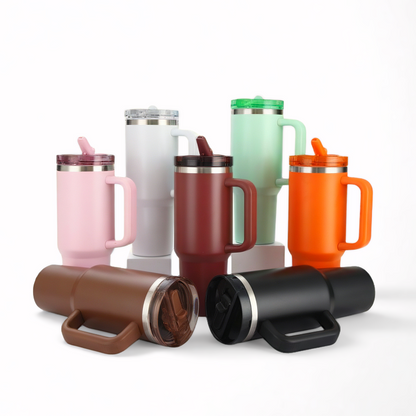 Ziloop Hydro-Master 40oz Tumbler with Flip-Straw Lid | Vacuum Insulated Coffee Mug | Bulk Sourcing
