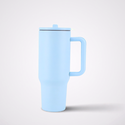30oz/40oz Heavy-Duty Car Mug | Leak-Proof Screw Lid with Straw | Rugged Sports Travel Tumbler
