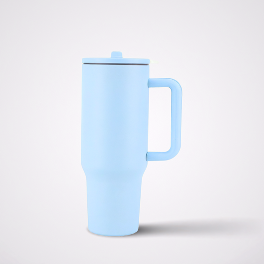30oz/40oz Heavy-Duty Car Mug | Leak-Proof Screw Lid with Straw | Rugged Sports Travel Tumbler