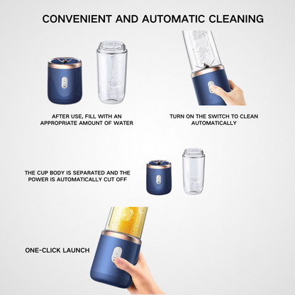 Portable Fresh Juicer Blender Cup | 400ml Handheld Smoothie Mixer | OEM/ODM Wholesale