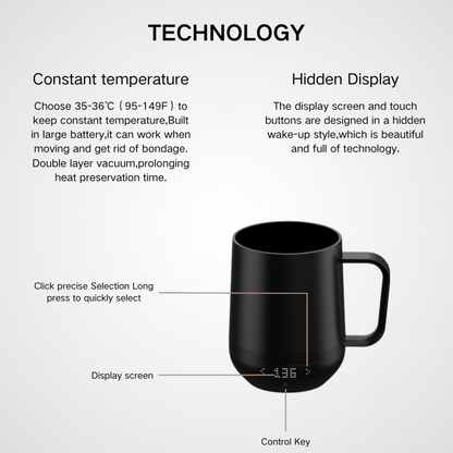 Barista Smart Warmer Mug Set | Wireless Heating Base | Luxury Corporate Gift