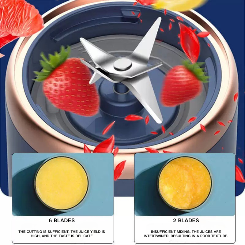 Portable Fresh Juicer Blender Cup | 400ml Handheld Smoothie Mixer | OEM/ODM Wholesale