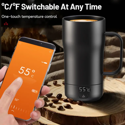 Intelligent Smart Self-Heating Desk Mug | 18oz XL | Executive Custom Wholesale