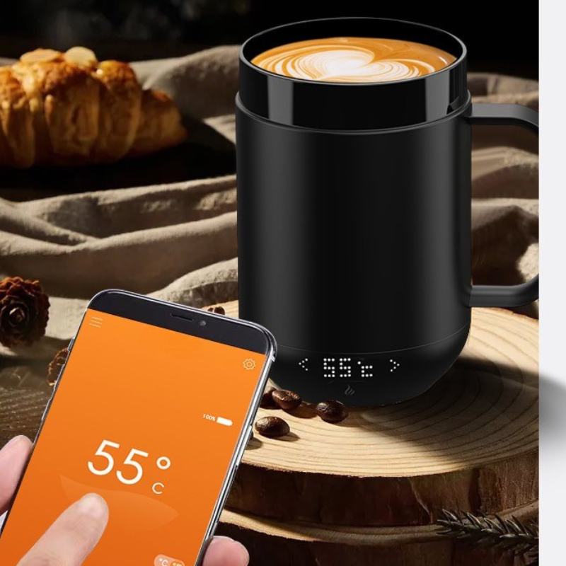 Smart Heated Car Cup | Wireless Charging Warmer Base | Tech Executive Wholesale