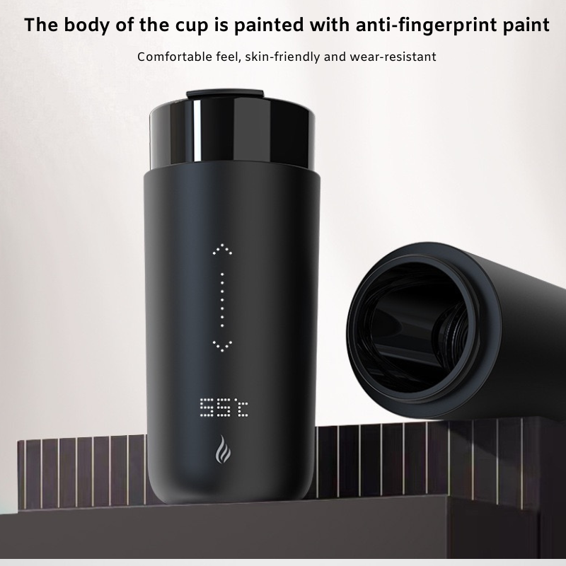 Deluxe Smart Coffee Flask | Wireless Charging Base | High-End Tech Wholesale