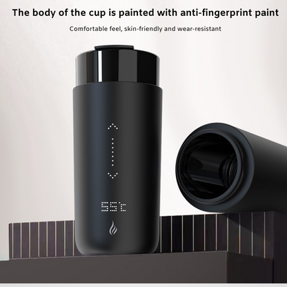 Deluxe Smart Coffee Flask | Wireless Charging Base | High-End Tech Wholesale