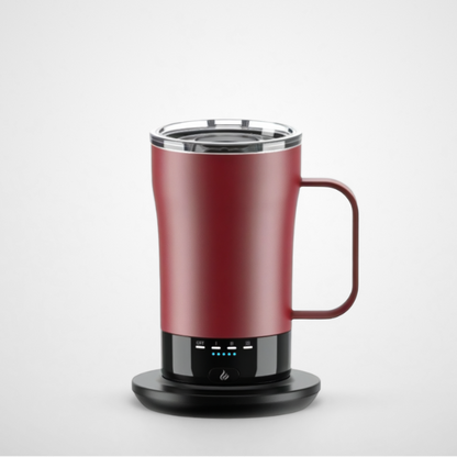 App-Controlled Smart Heated Coffee Mug | 14oz LED Display | High-End Tech B2B