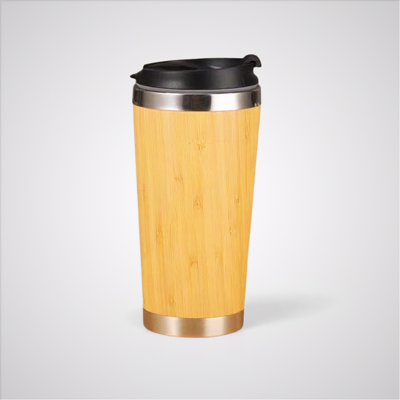 Eco-Conscious Bamboo & Stainless Steel Mug | Corporate Gifting | Factory Direct