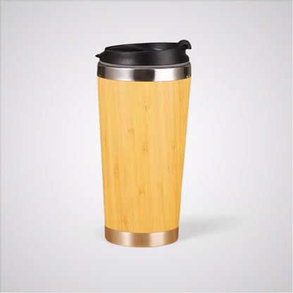 Eco-Conscious Bamboo & Stainless Steel Mug | Corporate Gifting | Factory Direct