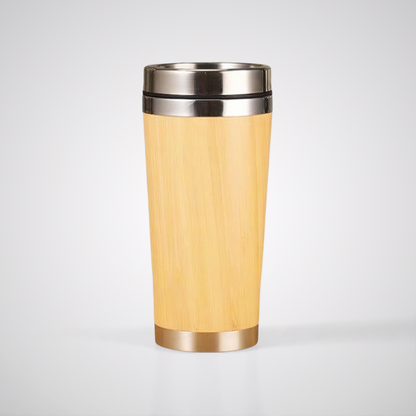 Eco-Conscious Bamboo & Stainless Steel Mug | Corporate Gifting | Factory Direct