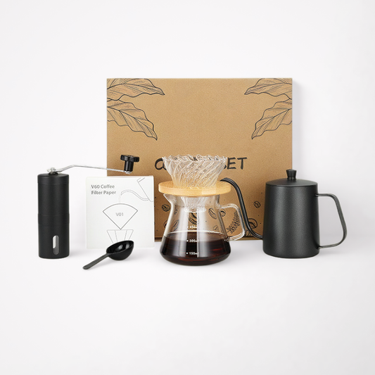 Outdoor Camping Pour-Over Coffee Set | All-In-One Barista Travel Kit | Adventure Bulk