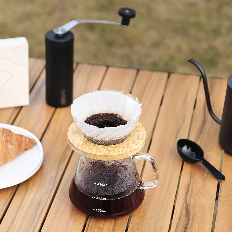 Outdoor Camping Pour-Over Coffee Set | All-In-One Barista Travel Kit | Adventure Bulk
