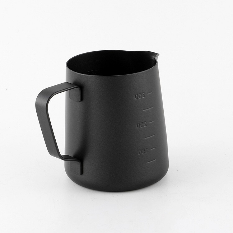 Precision Milk Frothing Pitcher | 400ml-600ml with Laser Scale | Professional Barista Latte Art Cup