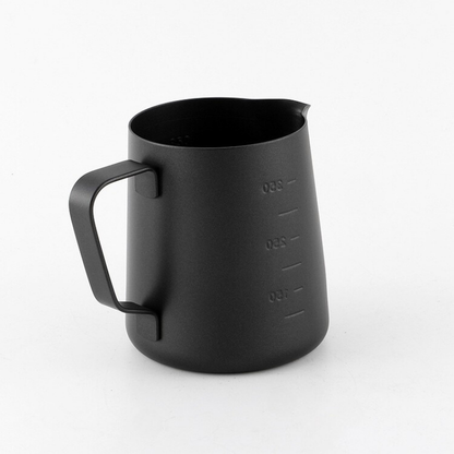 Precision Milk Frothing Pitcher | 400ml-600ml with Laser Scale | Professional Barista Latte Art Cup