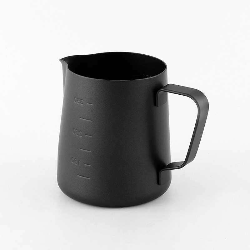 Precision Milk Frothing Pitcher | 400ml-600ml with Laser Scale | Professional Barista Latte Art Cup