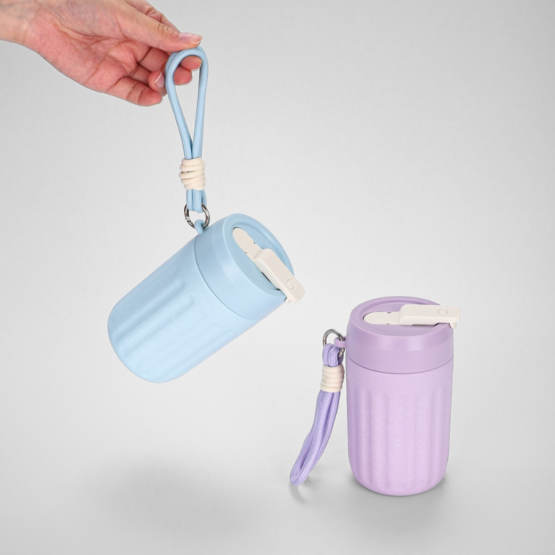 Premium Titanium-Coated Coffee Mug | Double-Wall Vacuum | B2B Specialty Cup