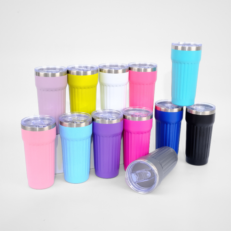 Classic Everyday Travel Tumbler | 20oz Double-Wall Powder-Coated | Office Gifting Bulk