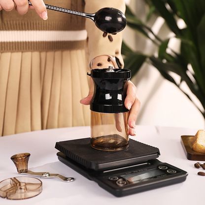 Camping Pour-Over Coffee Gift Set | Manual Grinder & Gooseneck Kettle | Outdoor Barista Kit