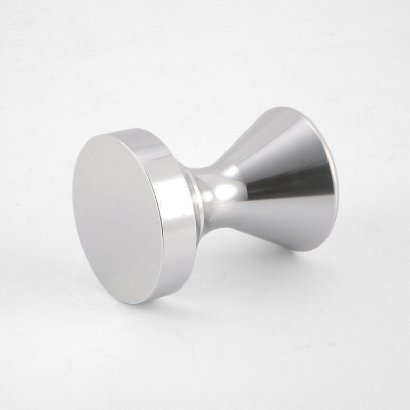 Heavy-Duty Espresso Coffee Tamper | 58mm Flat SUS304 Wood Base | Cafe Barista Bulk