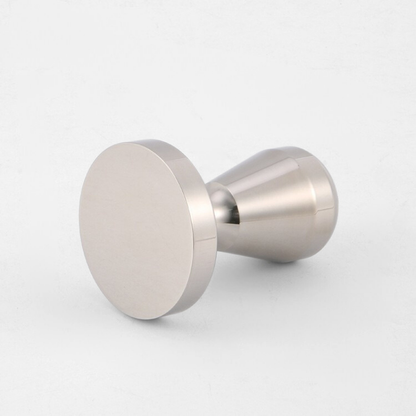 Heavy-Duty Espresso Coffee Tamper | 58mm Flat SUS304 Wood Base | Cafe Barista Bulk