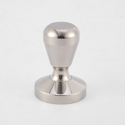 Heavy-Duty Espresso Coffee Tamper | 58mm Flat SUS304 Wood Base | Cafe Barista Bulk