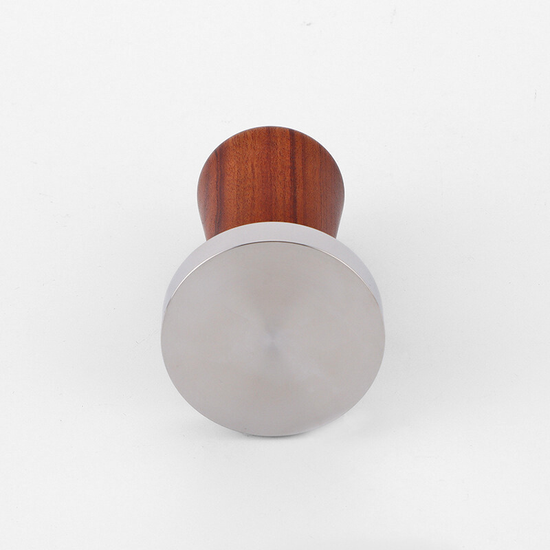 Precision Espresso Tamper | Premium Rosewood Handle | Dual-Head Flat Base Tamper