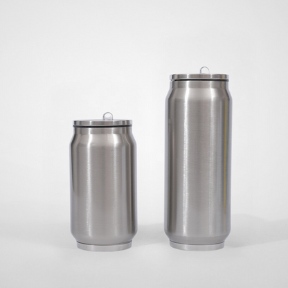 Retro Soda Can Thermos Mug | 500ml Double-Wall Steel | Trendy B2B Wholesale