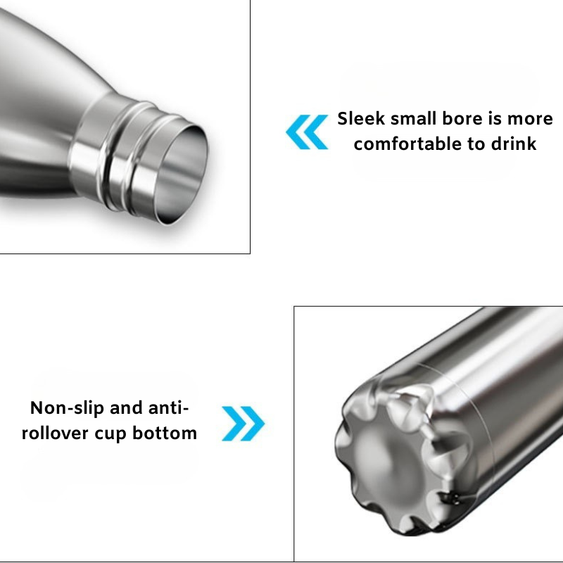 Self-Sterilising Smart Vacuum Bottle | UV-C Sterilizer Lid | Premium Health Tech