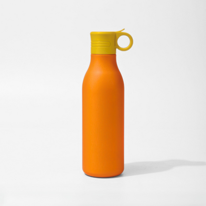 550ml All-Purpose Thermal Straw Bottle | Wide Opening Cap | Durable Gym Flask