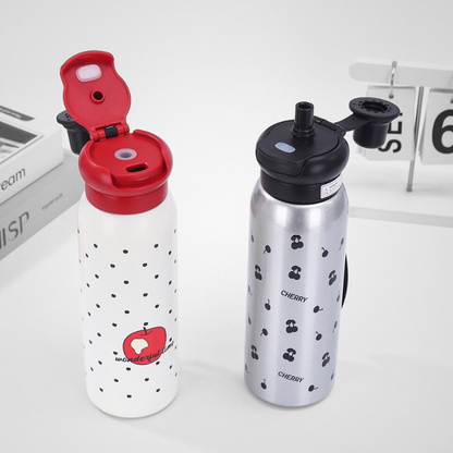 Dual-Drink Commuter Sports Bottle | 650ml Vacuum | Active Retail Wholesale