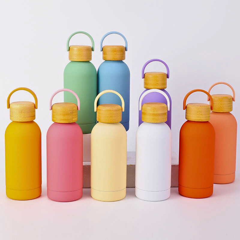 Classic Narrow-Mouth Sports Bottle | Premium SUS304 Steel | Multi-Cap Gym Flask