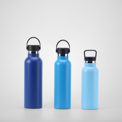 Matte Active Hydration Bottle with Loop Lid | 600ml-1000ml | Sports Bulk