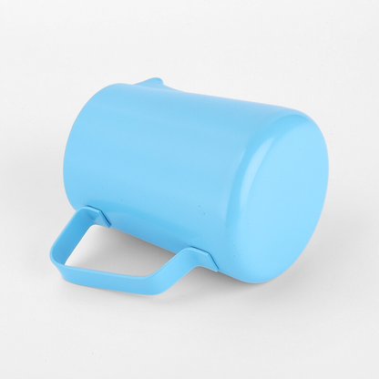 Espresso Steaming & Frothing Pitcher | Ergonomic Loop Handle | Commercial Grade Milk Jug