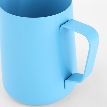 Espresso Steaming & Frothing Pitcher | Ergonomic Loop Handle | Commercial Grade Milk Jug