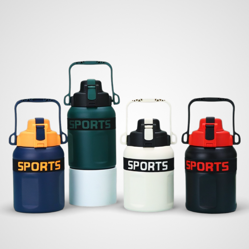 Wide-Mouth 900ml Sports Water Jug | Double-Wall Vacuum | Gym Wholesale
