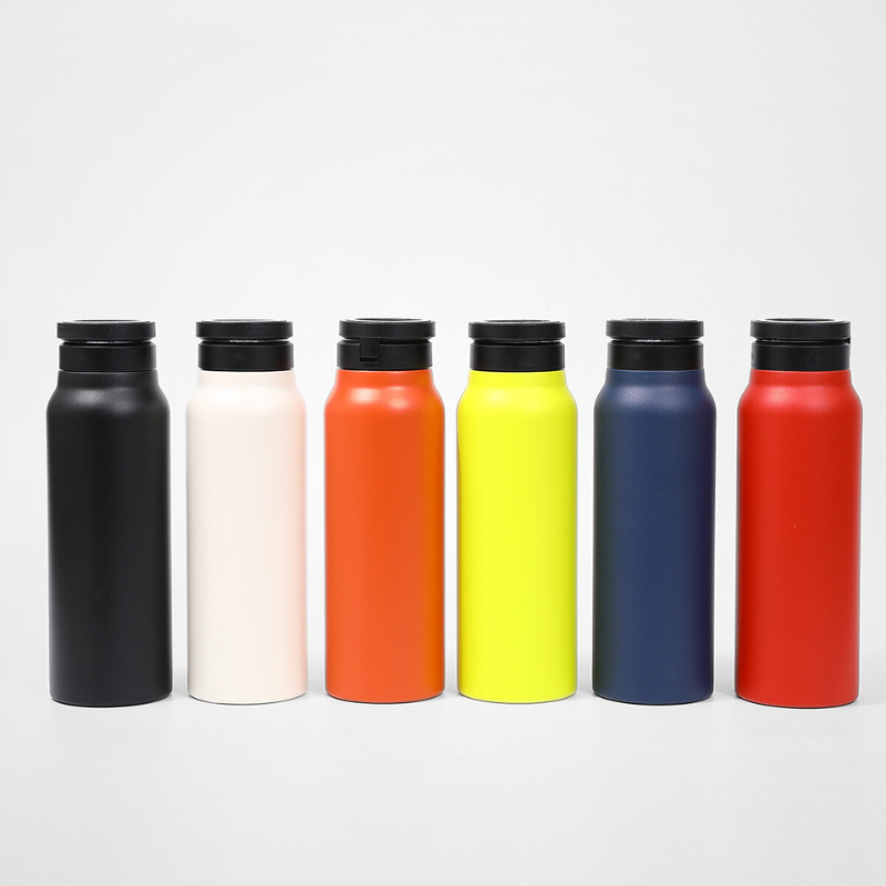 24oz MagSafe Insulated Water Bottle | Dual-Use Phone Mount Loop Lid | Sleek Gym Flask